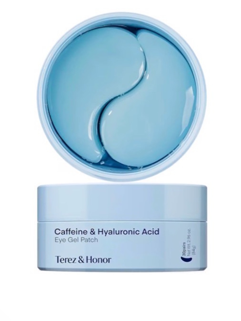Caffeine & Hyaluronic Acid Eye Gel Patches — Light Blue